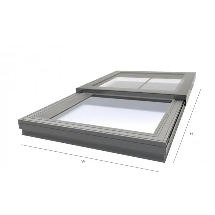 

Roof Sliding Aluminum Electric Automatic Windows Villa Residential with Waterproof Modern Skylight Roof Glass Vision