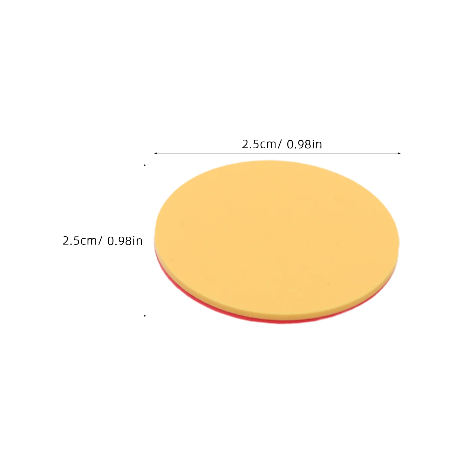100 قطعة عدادات مزدوجة الجوانب للرياضيات البلاستيكية لونين أحمر أصفر عد رقائق مجموعة الفصول الدراسية التعلم مناور #6