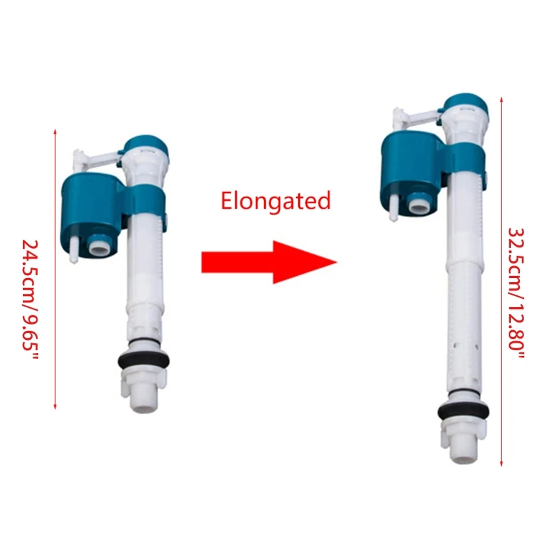 Fill Toilet Cistern Inlet Valve Repair Height Adjustable Toilet Water Tank Fill Valve Replacement Kits Easy to Install