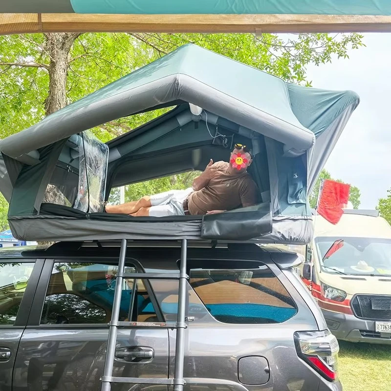 Large Family Car Rooftop Tent SUV Roof Top Camping Tent 4 Person Travel Gear