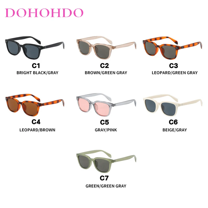 

2025 New Fashion Small Square Rivets Sunglasses Women Men Retro Trendy Summer Traveling Driving Eyeglasses UV400 Lentes Mujer