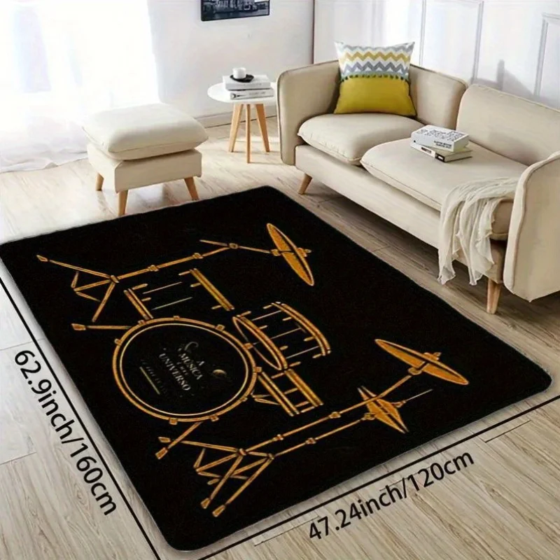 Modern Red Black Leopard Zebra Print Flannel Rug Soft Non-slip Area Carpet for Living Room Bedroom Home Decor