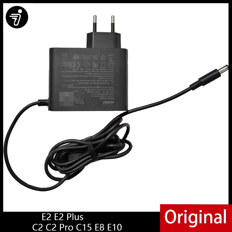 Original Battery Charger for Ninebot E2 E2 Plus C2 C2 Pro C15 E8 E10 Electric Scooter Parts Battery Power Adapter Charger