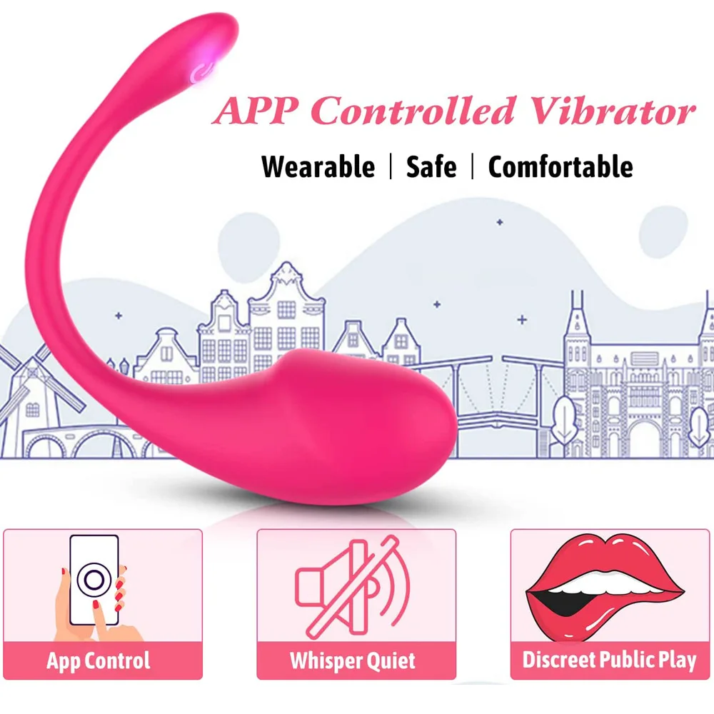 G-Spot Vibrator APP Wireless Control For Women Remote Control Panties Wearable Vibrating Egg Massager Dildos Sex Toys for Adults