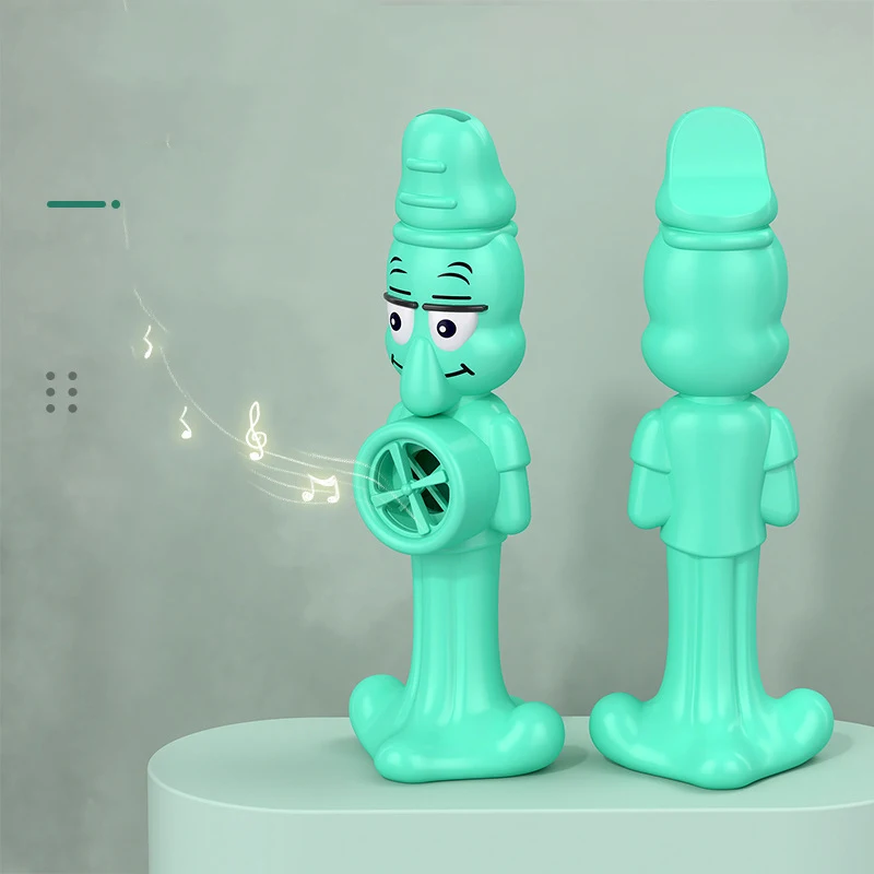 Octopus-shaped Wind Instrument - 3-in-1 (Whistle/Trumpet/Saxophone), Fun Party Interactive Prop, Adorable Music Toy