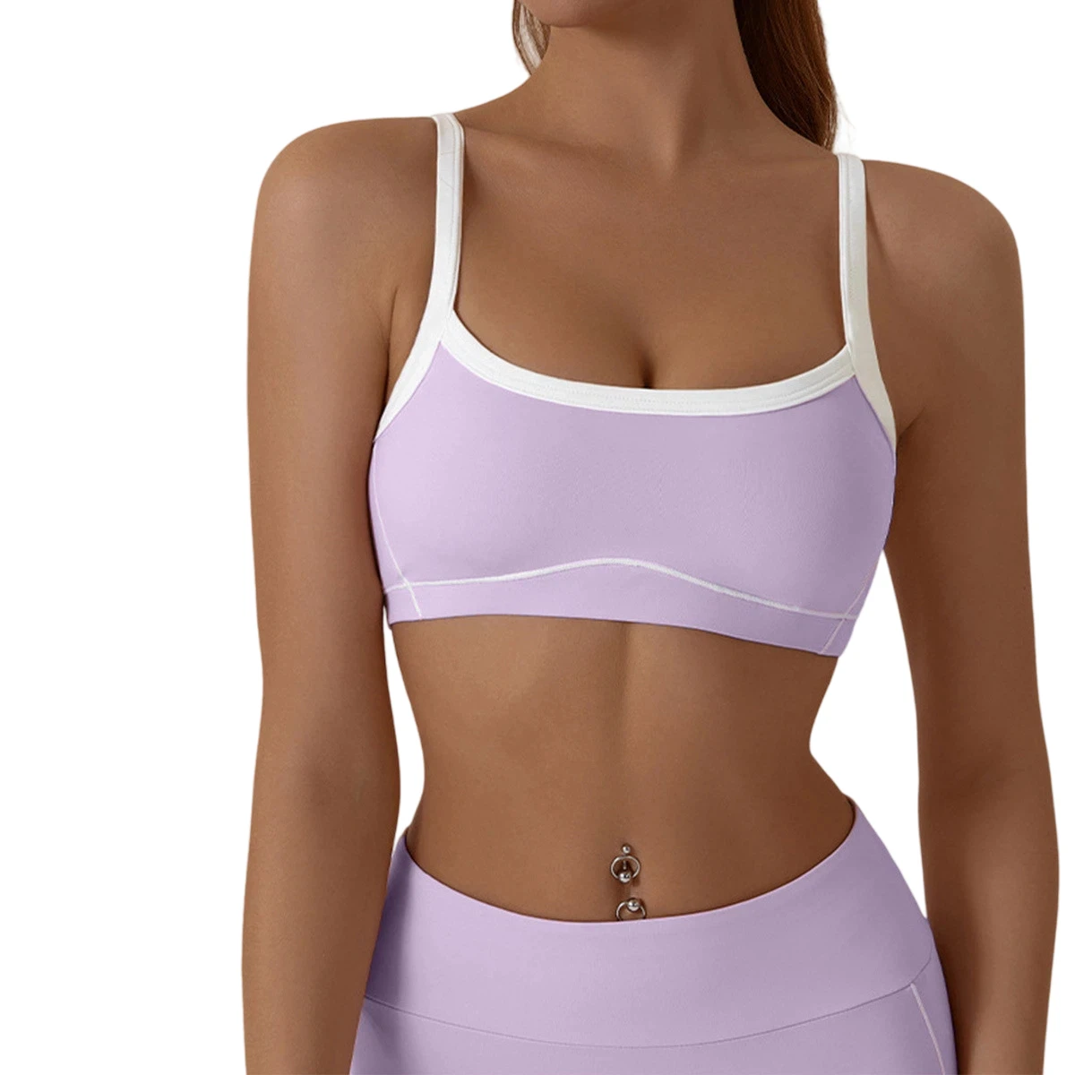 Fitness Tank Top Yoga for a Beautiful Back Colorblocking Sportswear for Active Gym Sport Ladies
