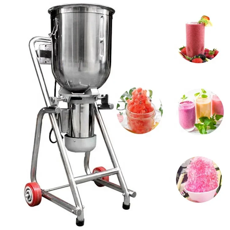 for Stainless Steel 30L Heavy Duty Commercial Ice Blender Large Volume for Fruit/Ice Block Slushie Machine