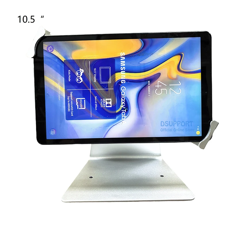 Anti-theft Desk Stand Fit for 7.2-13 Inch Universal Tablet PC Full Motion Anti-Theft Desk Stand with Lock Metal Material