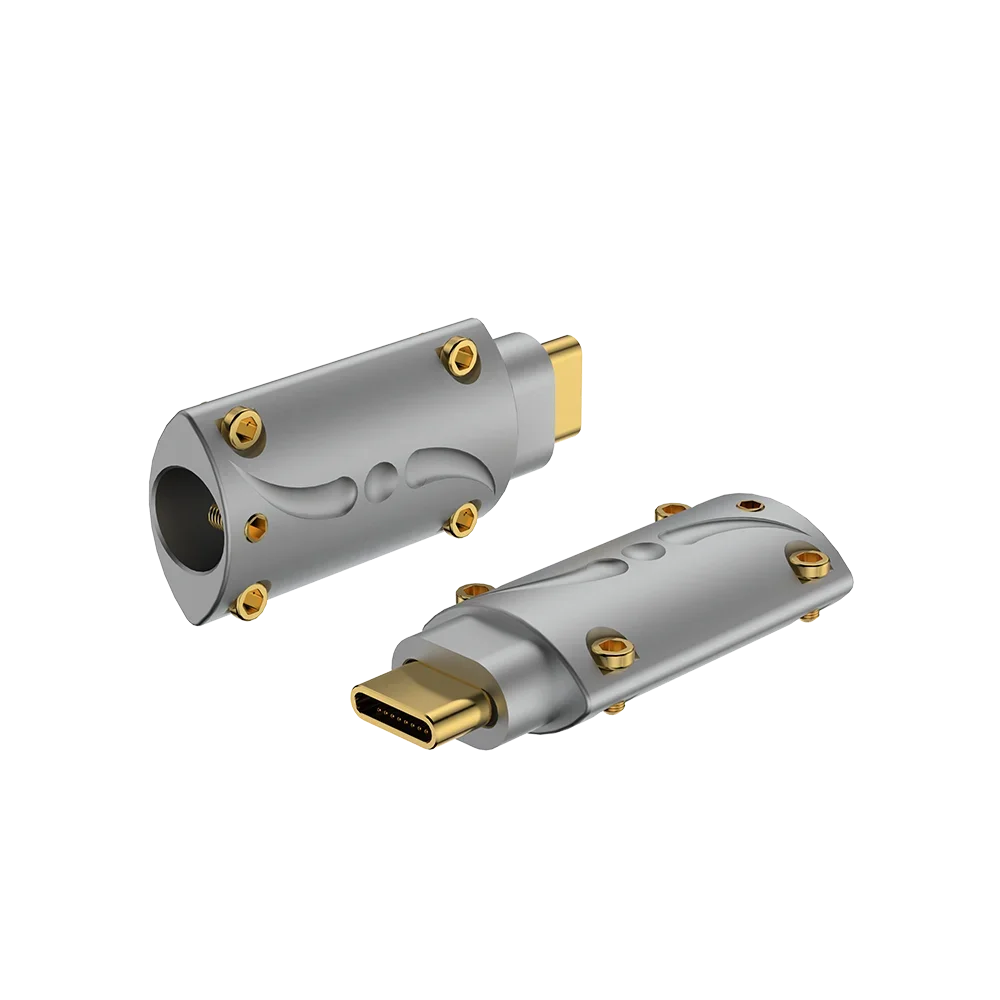 VIBORG VT08 Gold Plated Type C Type-C USB C USB3.1 High End USB Connector Gold Plated Type C Male Plug Welding Type USB-C
