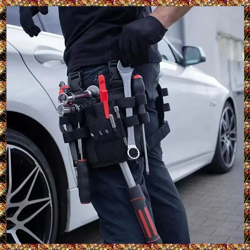 BTCL Repair Tool Bag Around Your Leg Tool Bag Compact Small Carrier Bag For Electrician Mechanic Tool Pouch