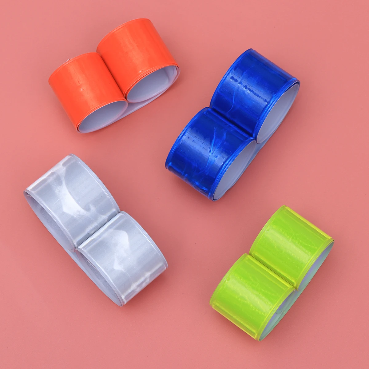 

8 Pcs Reflective Bracelet Bracelets Luminous Slap Band Safety Armband Night Run PVC Wrist