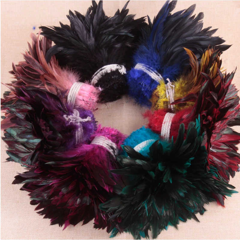 100pcs/Lot Cheap Plumas Feather 15-20cm Natural Rooster Feathers for Crafts Carnival Chicken Feather Jewelry Plume Decoration