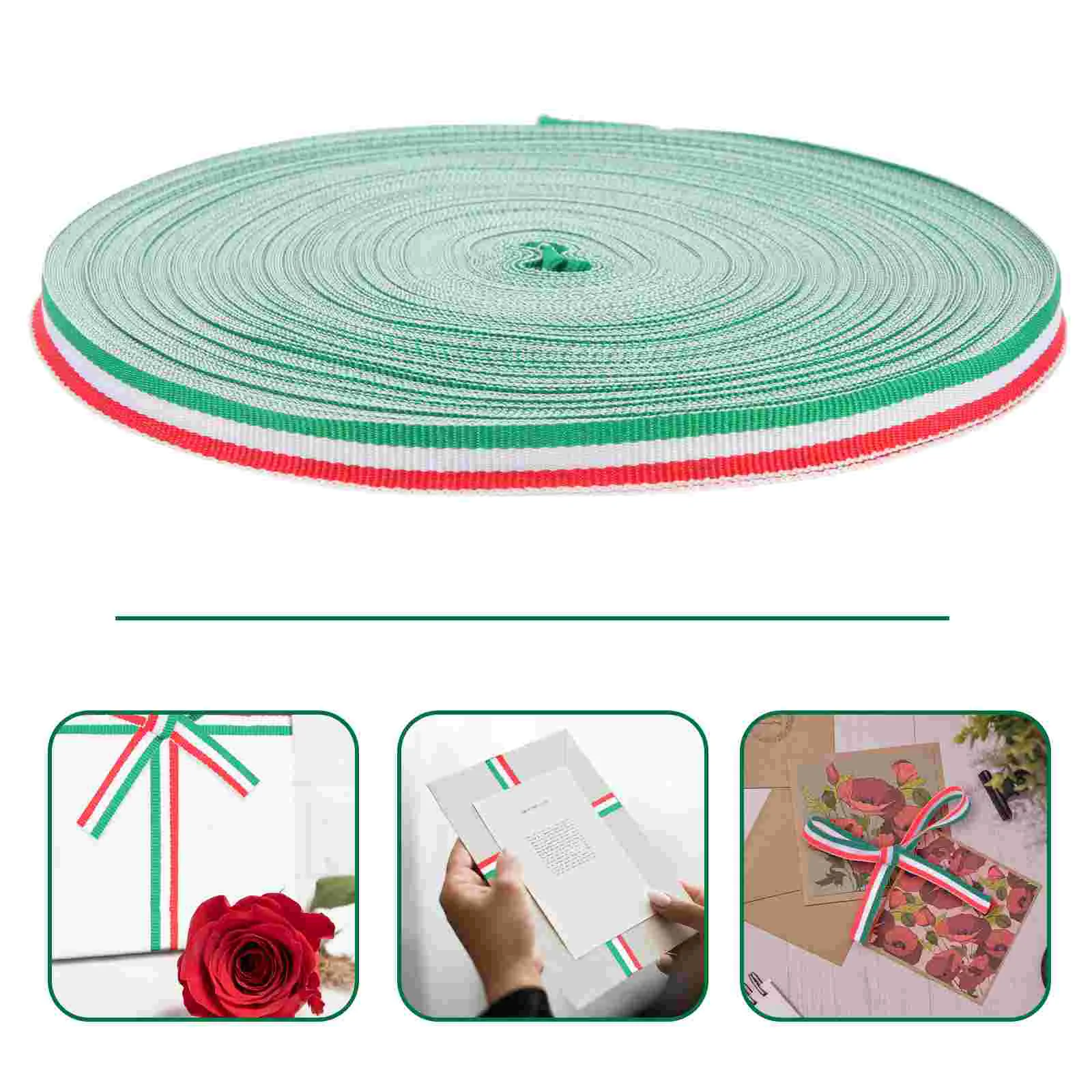 Gift Wrap Ribbon Party Supply Polyester Packaging Tape Christmas Tree Wedding Ceremony Decorations