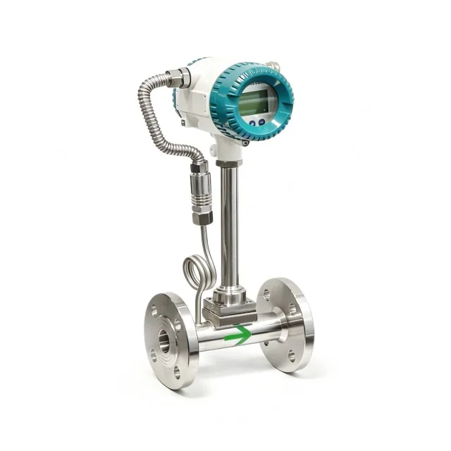 Sales 4-20ma Pulse RS485 Liquid Vortex Flowmeter Compressed Air Vortex Flow Meter