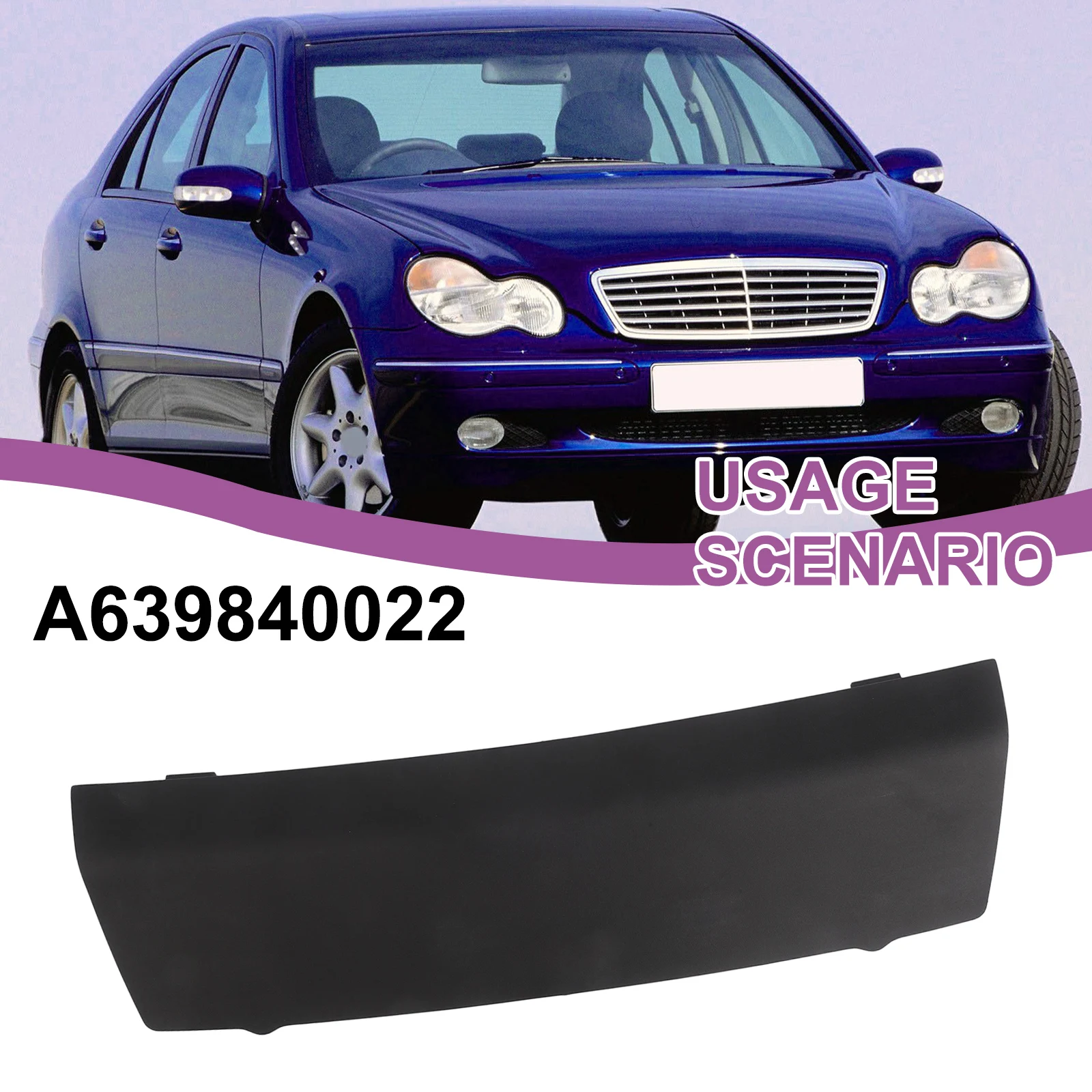 Für Mercedes Für VITO W639 A639840022 Abdeckung der unteren Windschutzscheiben-Luftfilterplatte, direkte Montage, zuverlässige Leistung