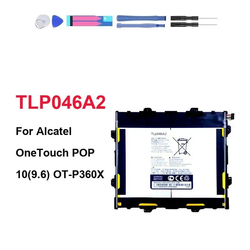بطارية الجهاز اللوحي لـ Alcatel Onetouch POP 7 8 P310A 10 9.6، OT-P360X Pixi 3 LTE/Pixi 7.0 4G P321 P320 P320A P320X Bateria