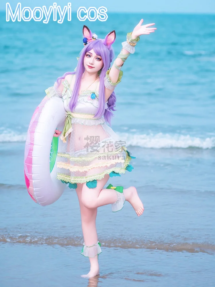 New Mejiro McQueen Cosplay costume Halloween Christmas Role Playing Party Comic Exhibition Game Anime swimsuit Clothing 2025 - Image 3