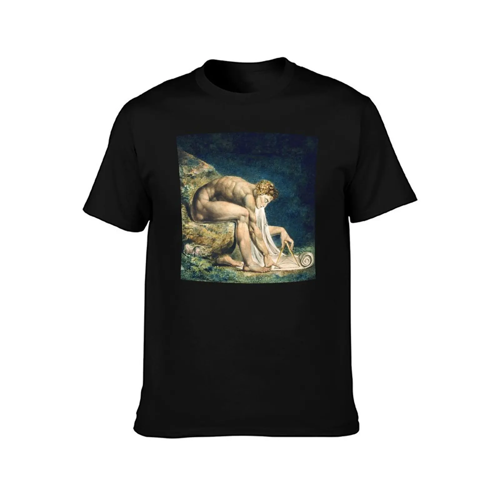 William Blake Newton T-Shirt Casual Street Style Short Sleeve Tee T-Shirt