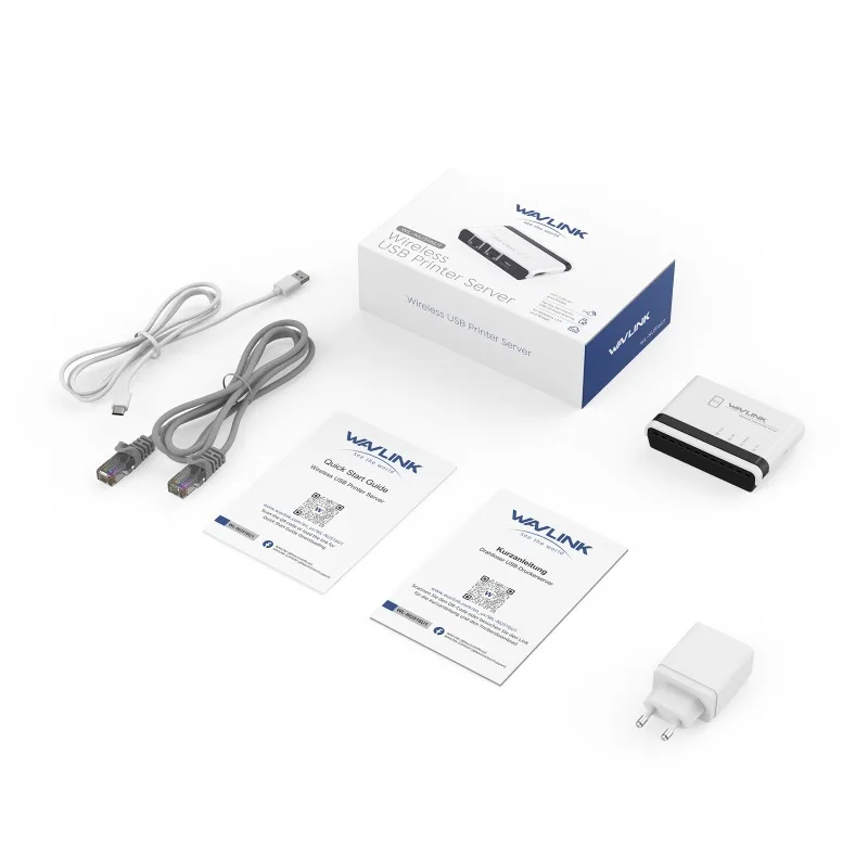 

WAVLINK NU516U USB 2.0 Wireless Printer Server with 10/100Mbps LAN/Bridge WiFi Support Wired/Wireless/Standalone Modes