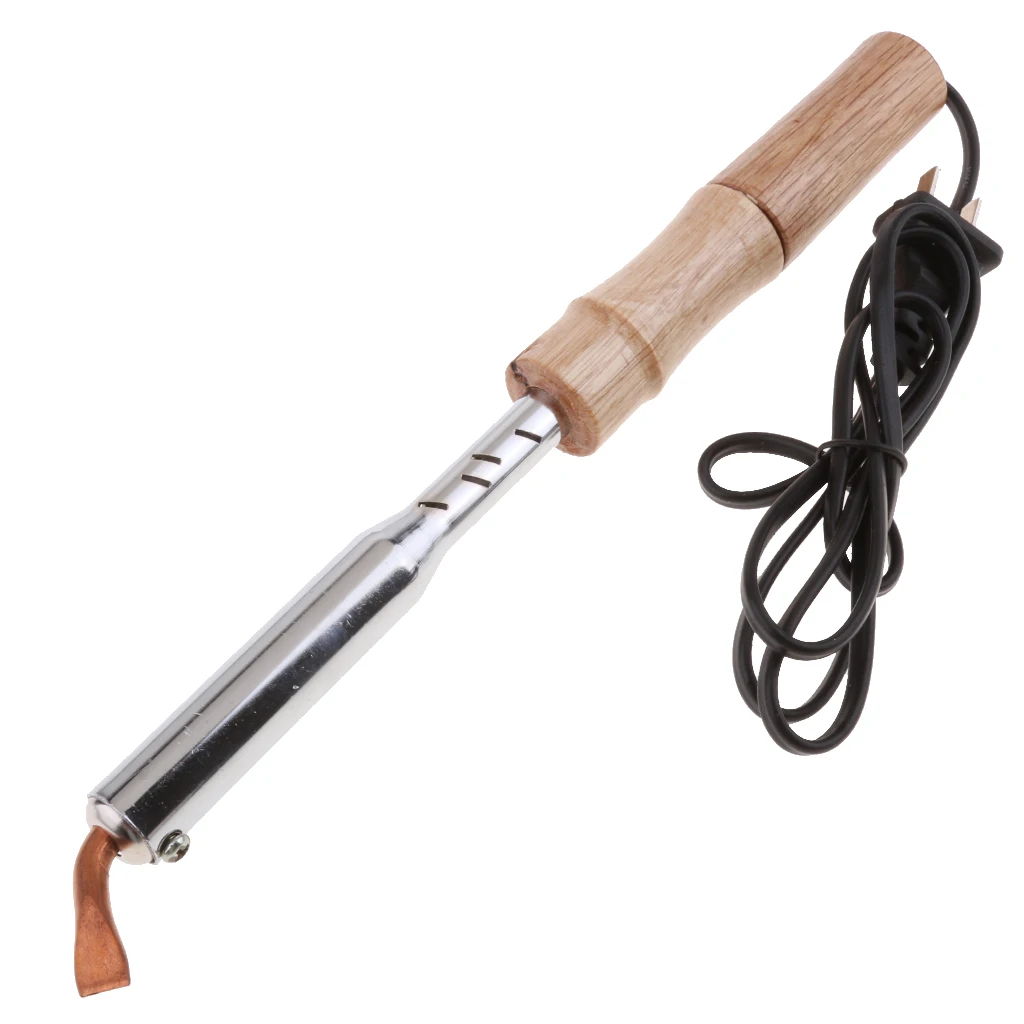 Electric Soldering Iron with insulated Wooden Handle Welding Tool - 75W