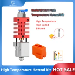 Ender3/CR10 High Quality Hotend Kit Reach To 550℃ Copper Plated Volcano Nozzle Heating Block Bi-Metal Throat CR10 Extruder kit