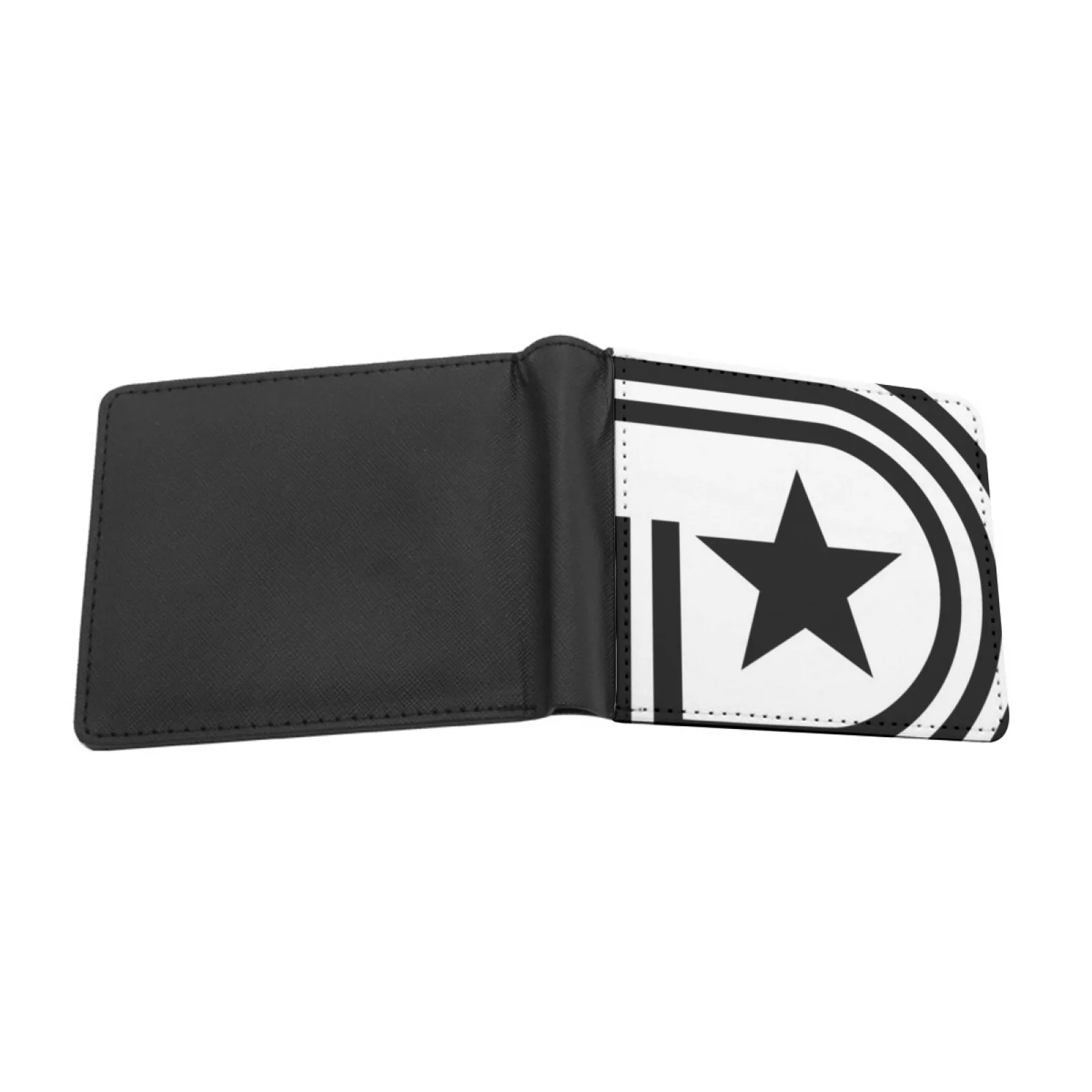 D Town Black Star Short Men's Wallet Multifunction Purse Male Pu Leather Wallet Dallas Triple D Streetwear 214 Cowboys