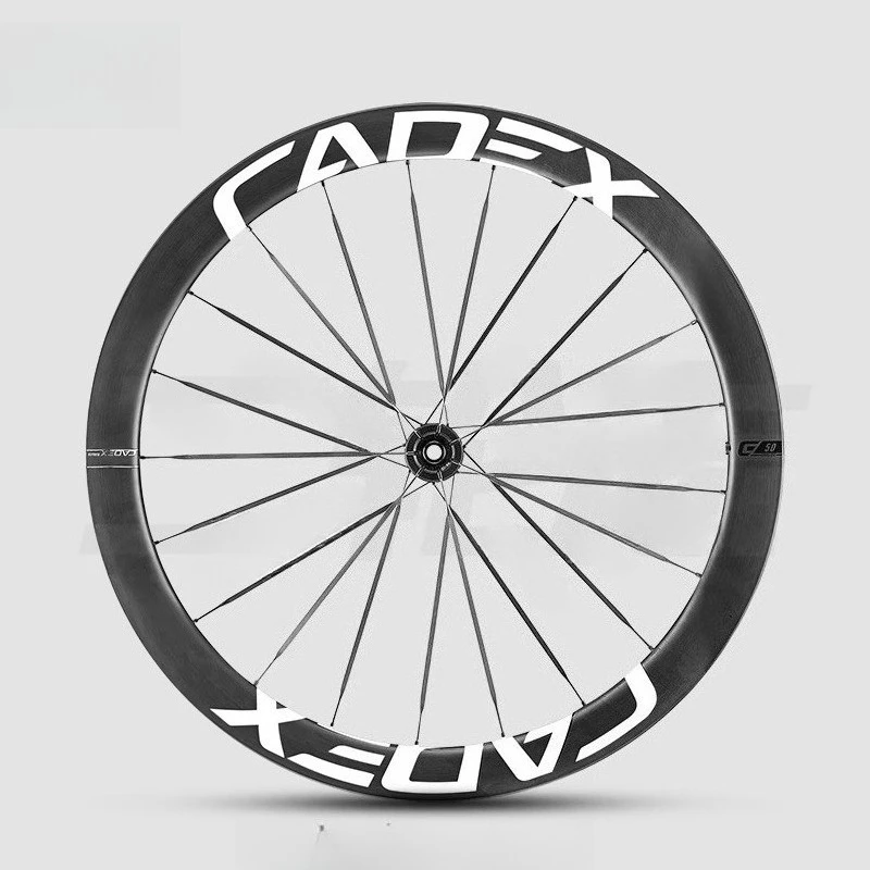 CADEX50 ULTRA Racefiets Wielen Sticker Fietsen Waterdichte Decoratieve Film Fiets Velg Decals Cyclus Accessoires Logos Bicicleta