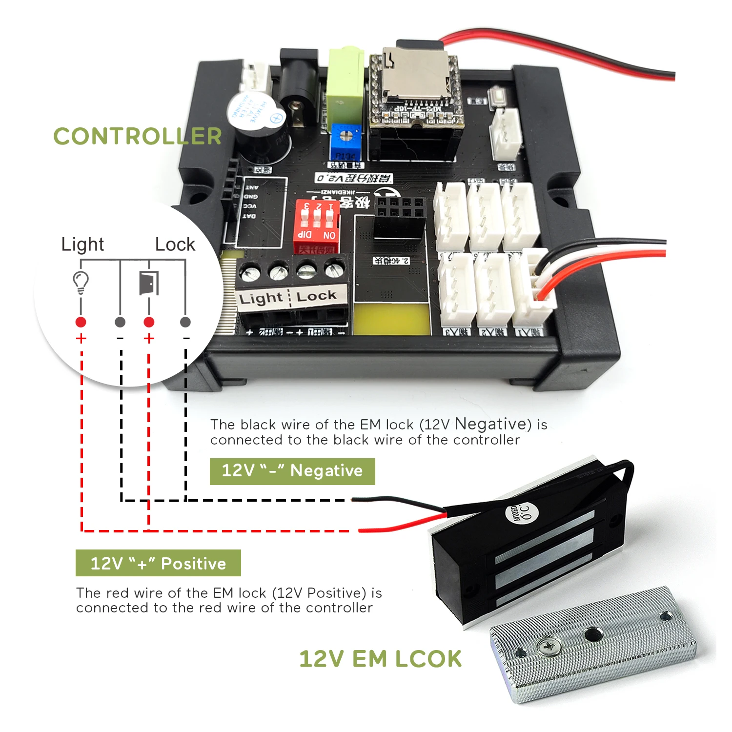 Escape Room Props Distribution Box Door Opening Controller Unlock the 12V Magnetic Lock Real Life Adventure Puzzle Game Props