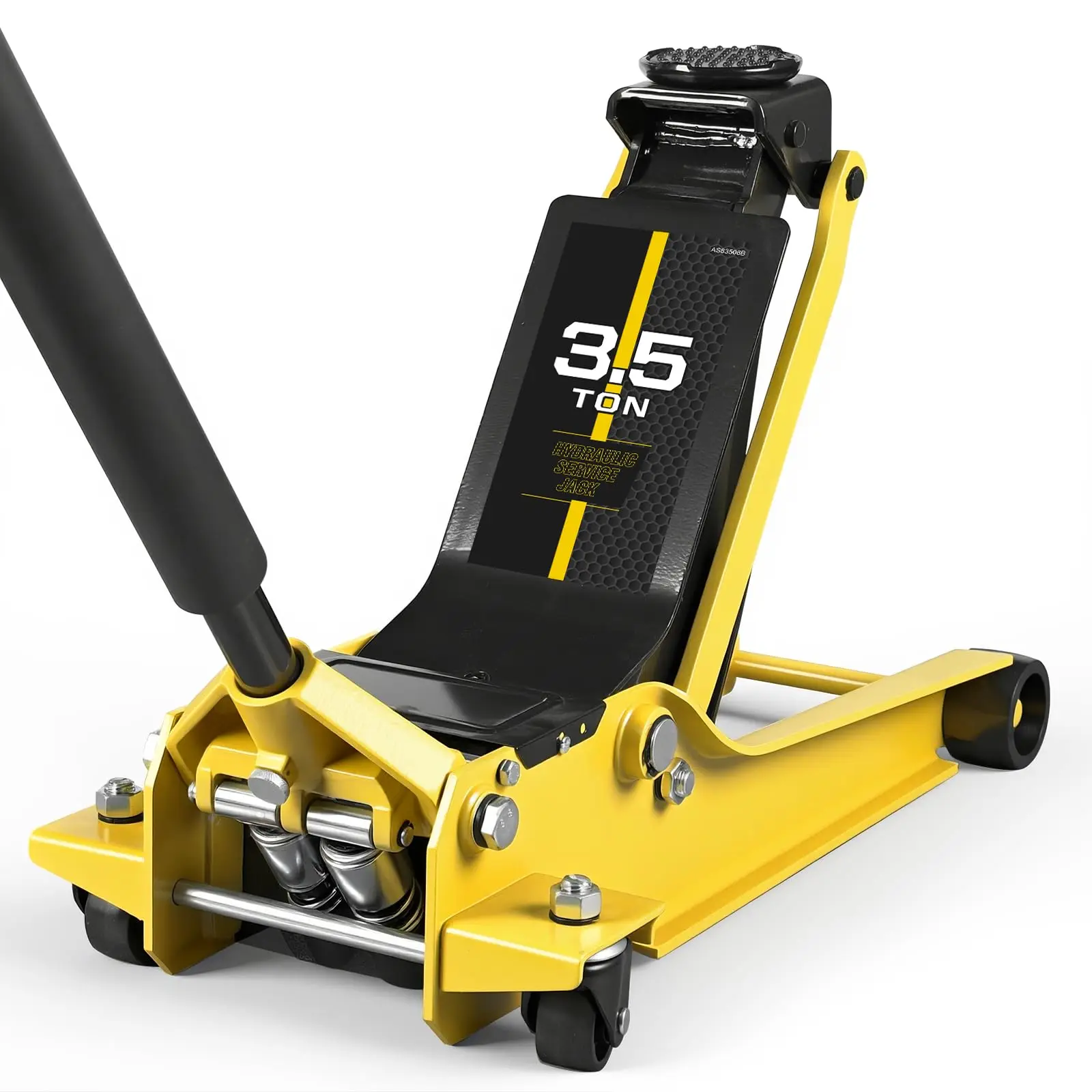 3.5 Ton Floor Jack Hydraulic Low Profile Floor Jack with Dual Piston Quick Lift Pump, Home and Workshop Car Maintenance