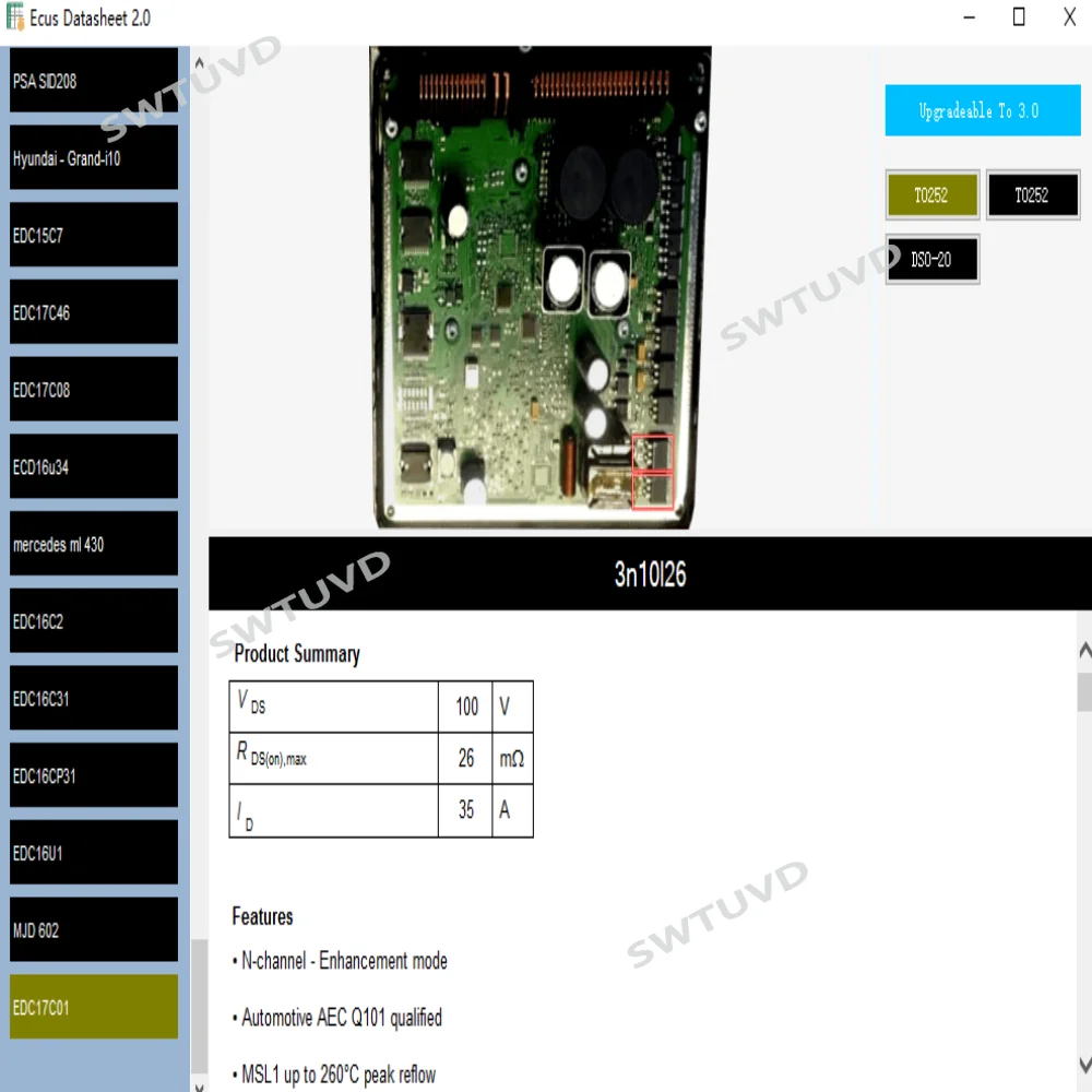 Software Ecus Datasheet 2.0 Ecu Repair Schematic Database Car ECUs Additional Information Electronic Components  PCB for Bosch