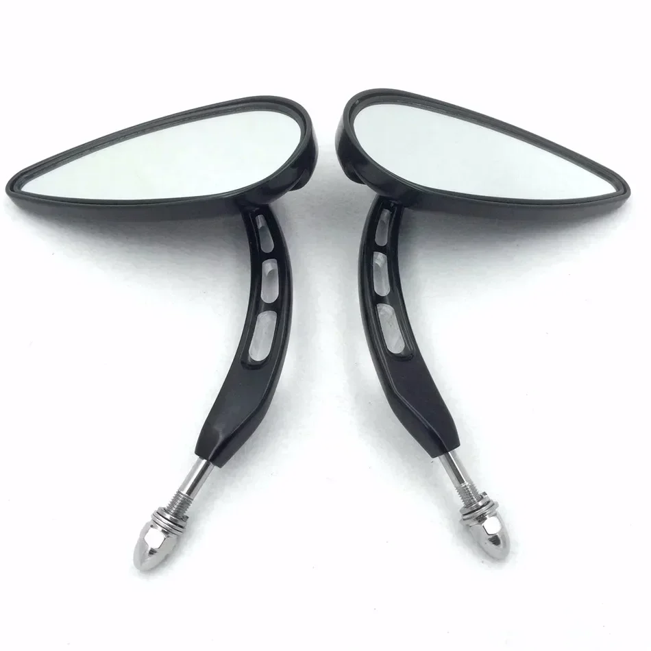 

Motorcycle Mirror Skull Side Mirrors for 1984 and Up Harley Davidson Softtail Slim