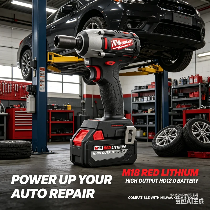 

18V 12.0Ah M18 Rechargeable Battery Pack for Milwaukee Replace 48-11-1880 48-11-1860 48-11-1850 Battery & Charger Combo Set