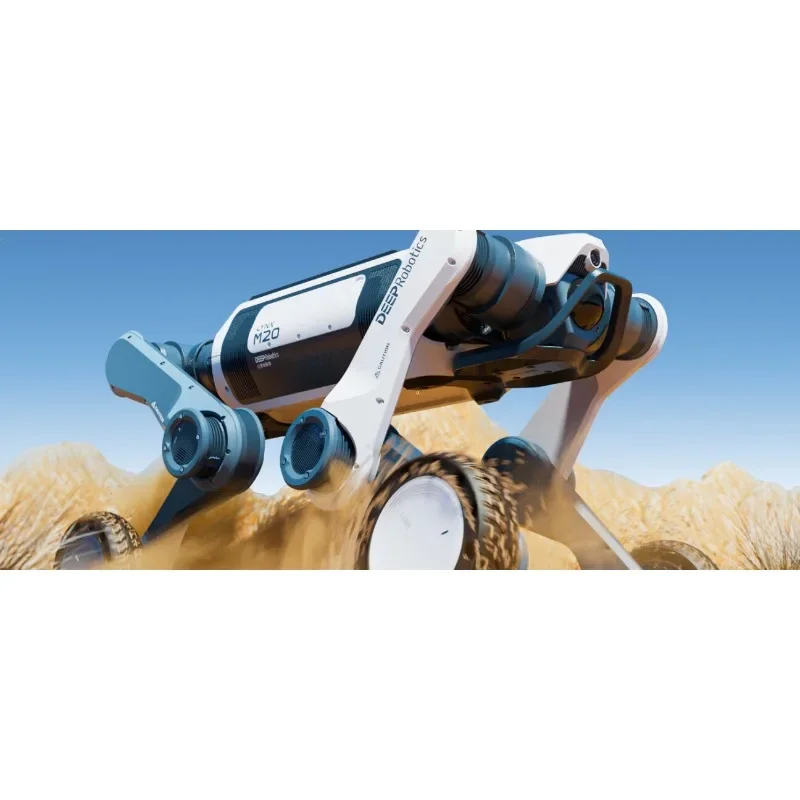Wheeled four-legged robot dog, all-terrain IP66 dustproof and waterproof application inspection four-legged robot dog