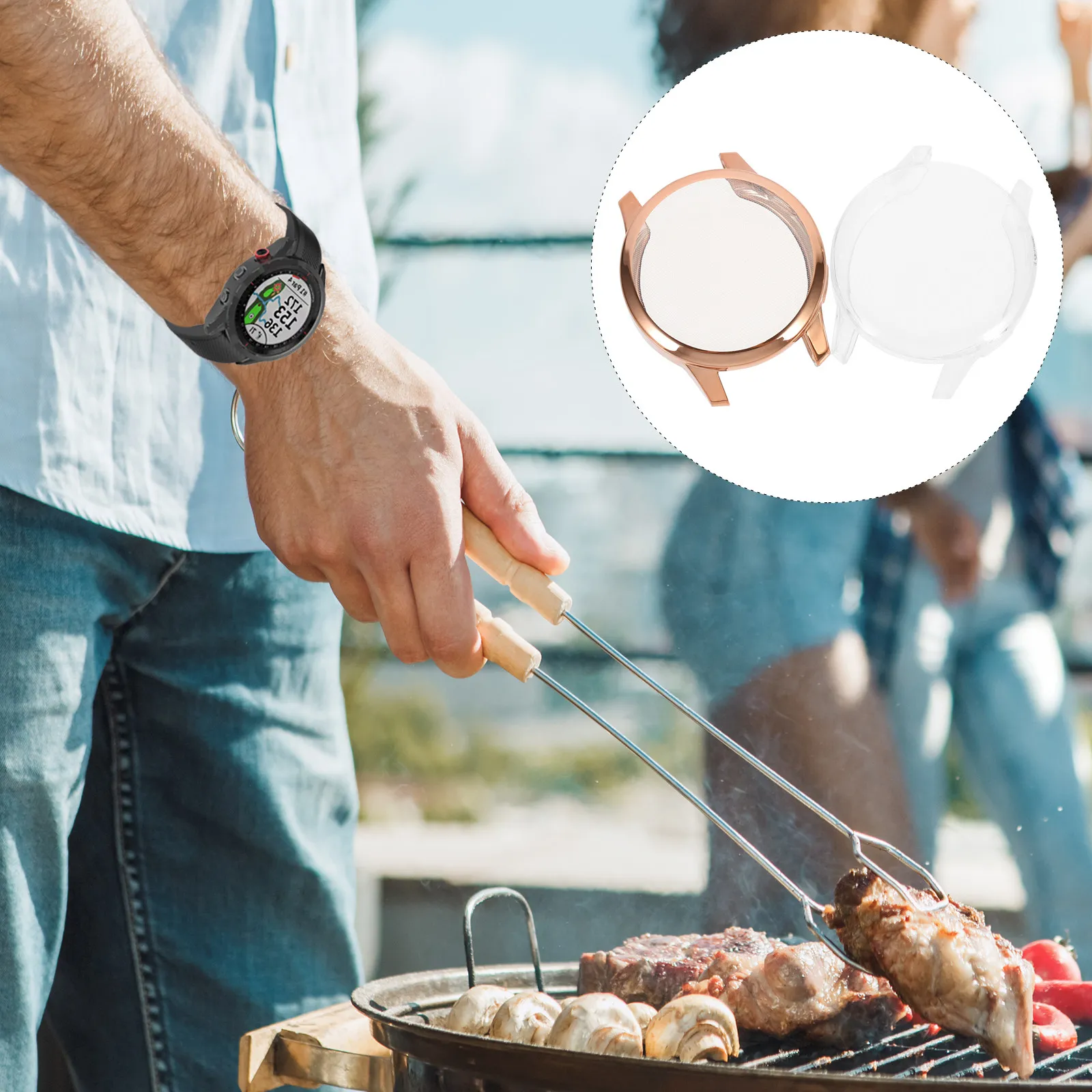 

Electroplating Protective Shell Smartwatch Screen Protector Case Cover for Venu2s Full Tpu Scratch-Resistant Watch Protection