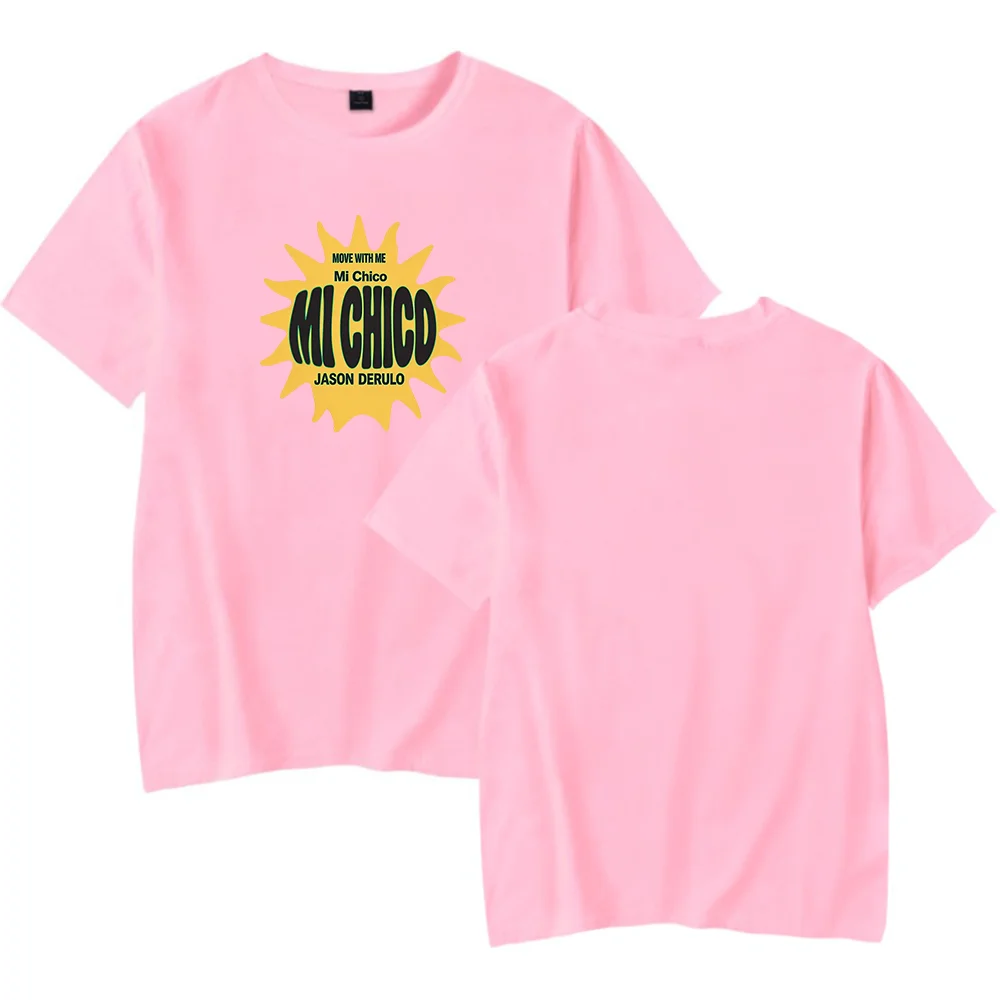 Jason Derulo Tshirt Mi Chico micro rib racer Merch Crewneck Short Sleeve Men Women Tee Tops Casual