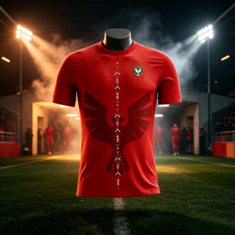 26-27 Amed SK Home and Away T-Shirt with 3D Digital Print Comfortable and Breathable Sports Casual Top Tee Shirts FamilyMatching