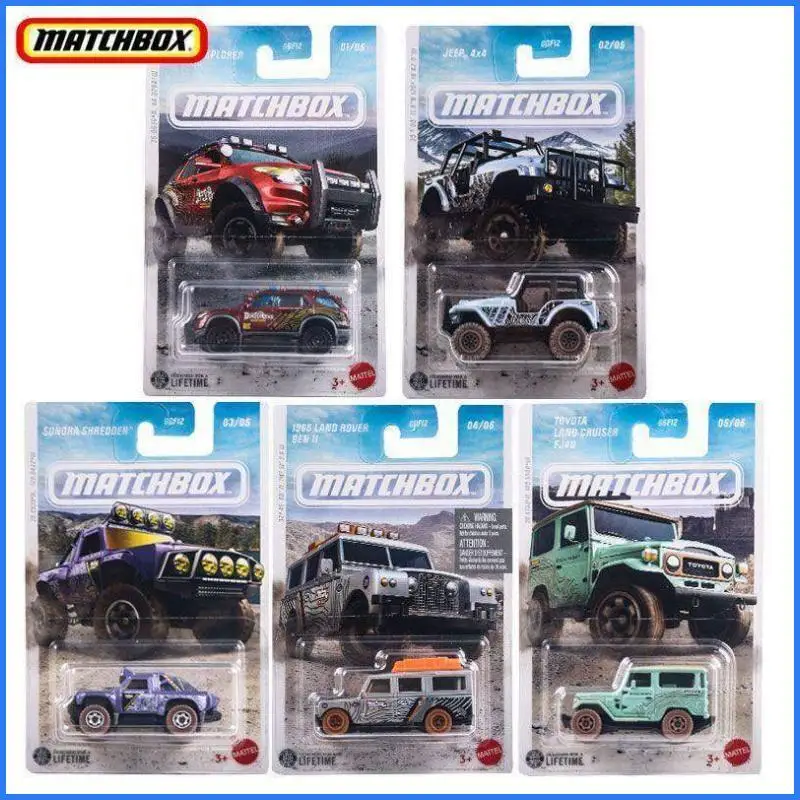 

Original 2026 Matchbox GGF12 Ford Explorer 1965 Land Rover Jeep 1:64 Scale Die-Cast Alloy Collect Model Car Toy Holiday Gifts