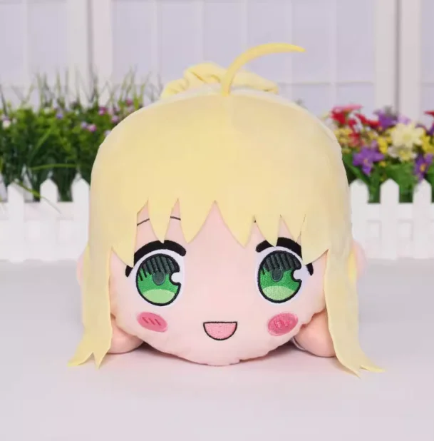 

20cm Game Fate/stay night Saber Lie Prone Doll Cosplay Cartoon Soft Body Change Clothes Pillow Xmas Gifts