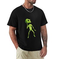 Little Martian T-Shirt Short sleeve tee tees vintage mens cotton t shirts