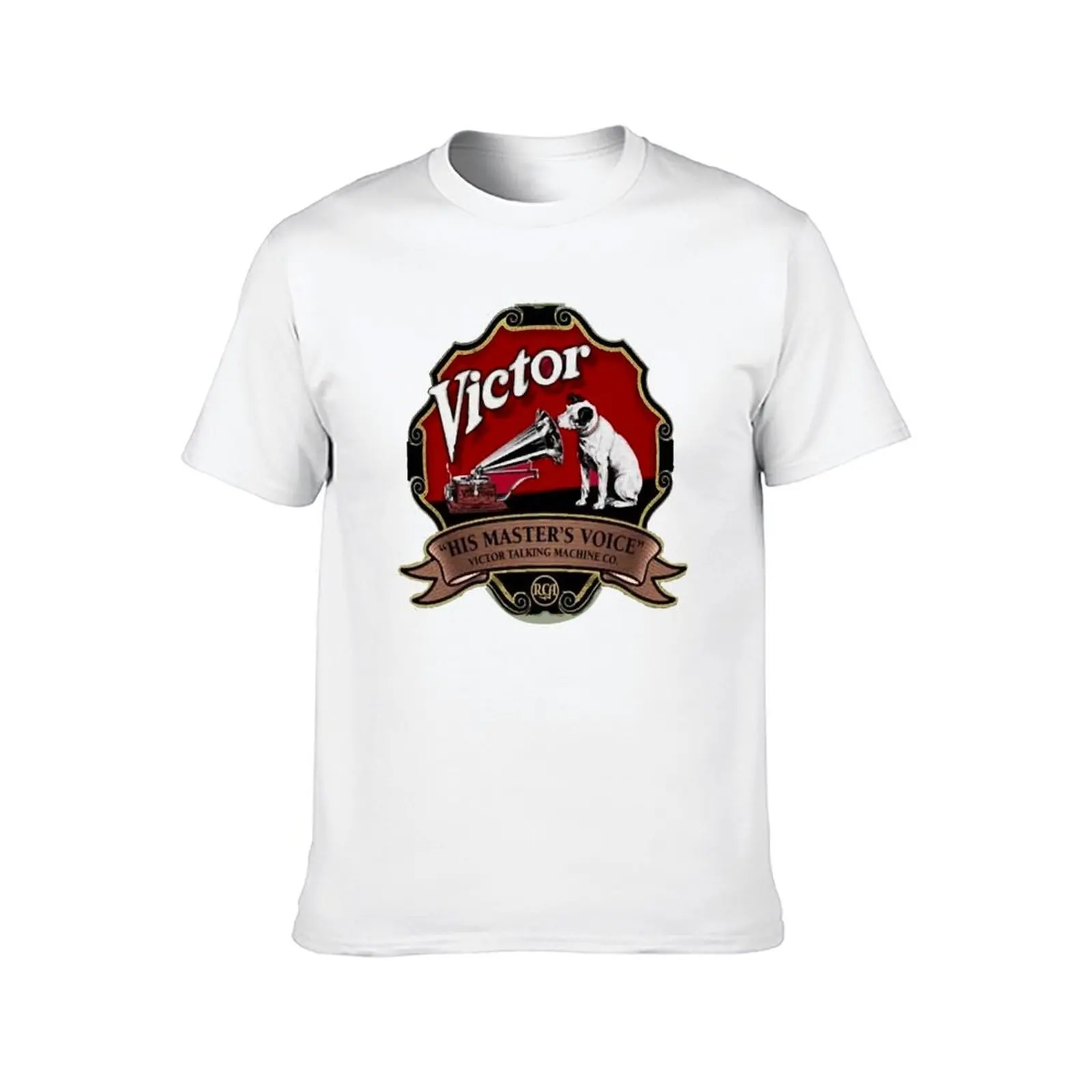 His Masters Voice T-Shirt t shirts for man pack cotton cotton tshirt 100% t shirts for man pack white T-Shirt