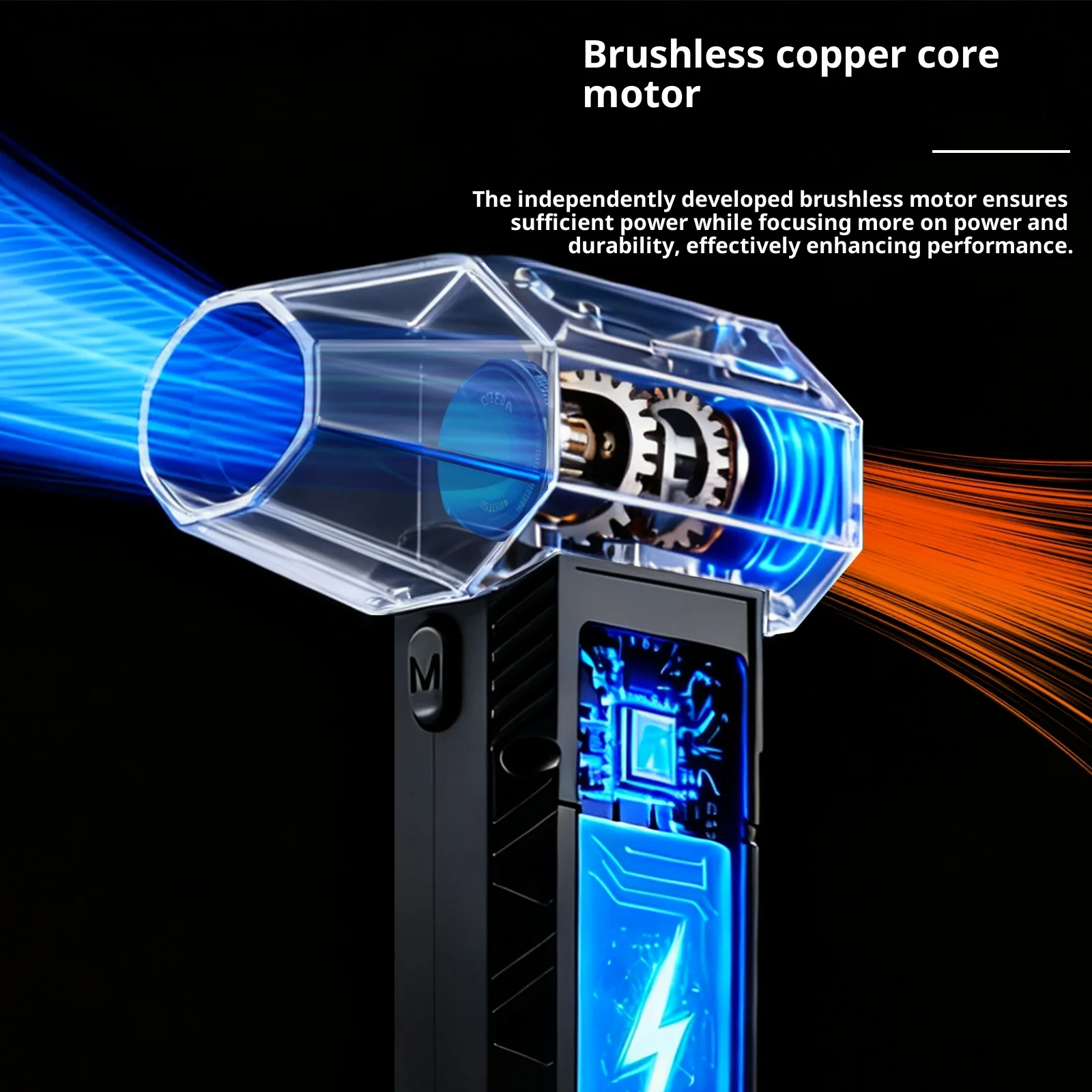 

X16 high-powerjet fan withviolent rotation bladeless engine, adjustable-speed dust collector, cleaning tool, handheld air nozzle