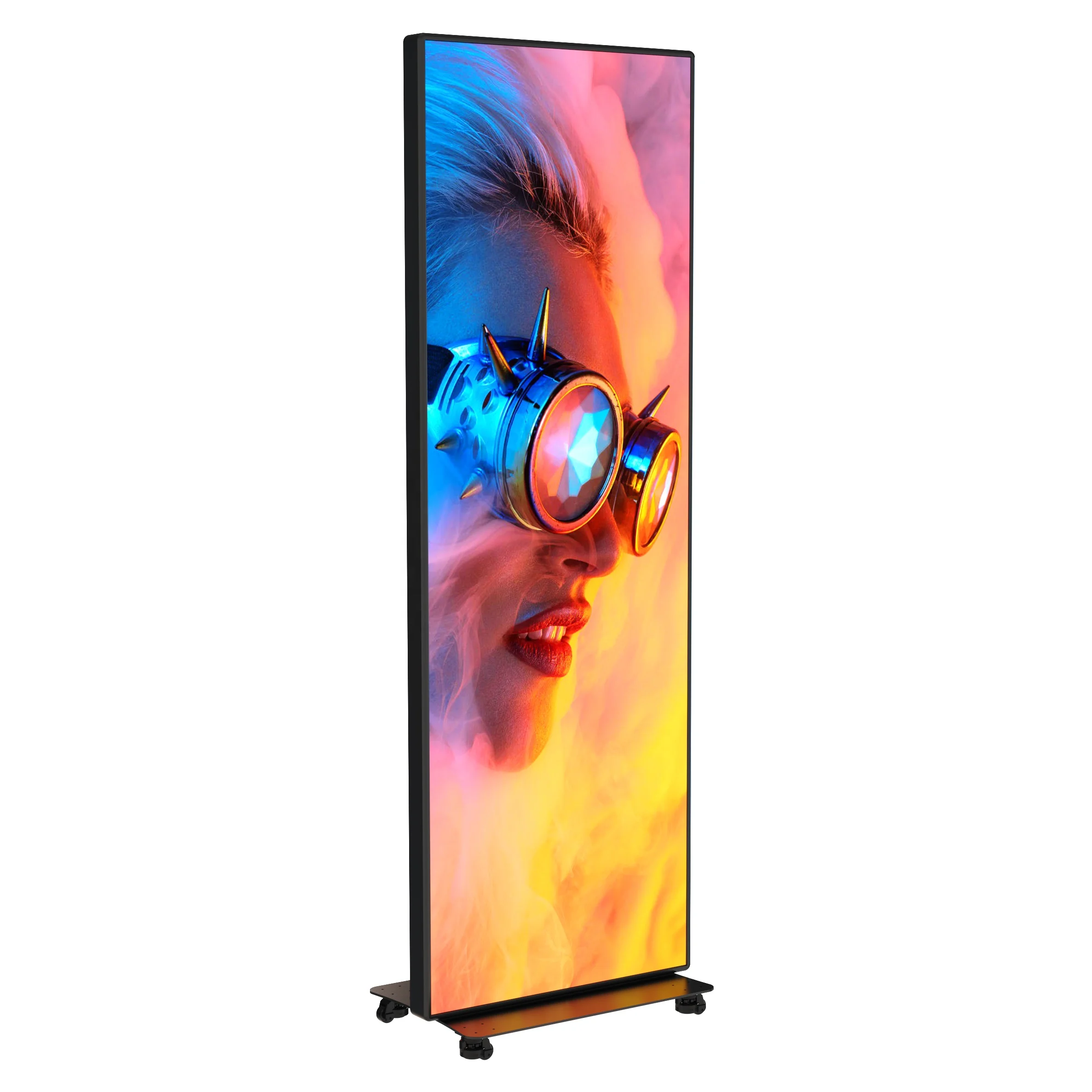 Hot Sale Poster LED Display P2 P2.5 P3 Floor Standing Mobile Digital Billboards