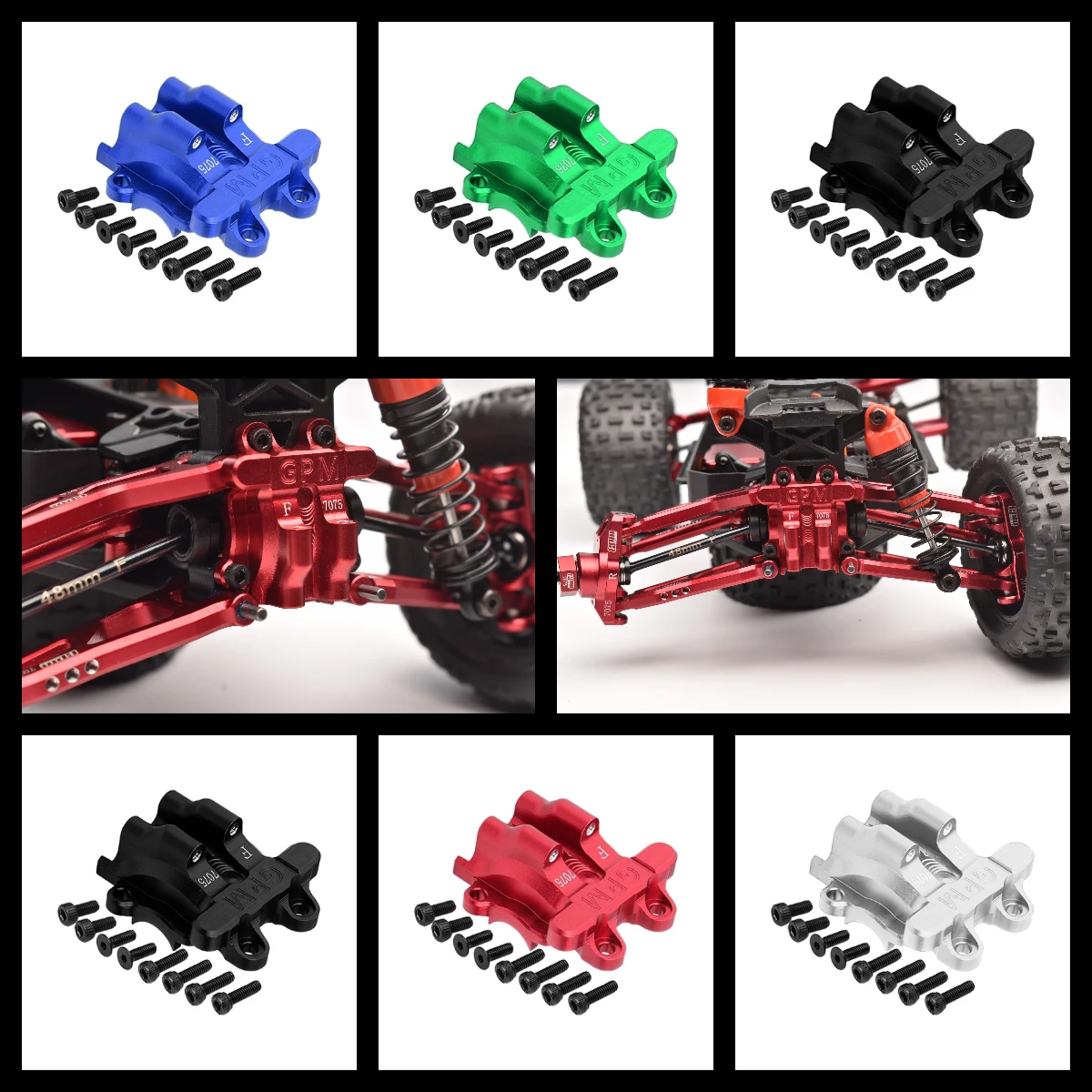 

GPM ARRMA 1/18 Granite Typhon Mojave Grom Nascar For Alloy 7075 Front Diff Cover