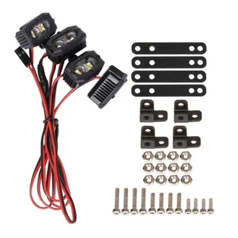 RC Helle LED-Leuchten Scheinwerfer Scheinwerfer für 1/10 RC Car Crawler Axial Traxxas TRX4 TRX6 SCX10 90046 AXI03007 Wraith Gen8 VS4-10 – Detail 15
