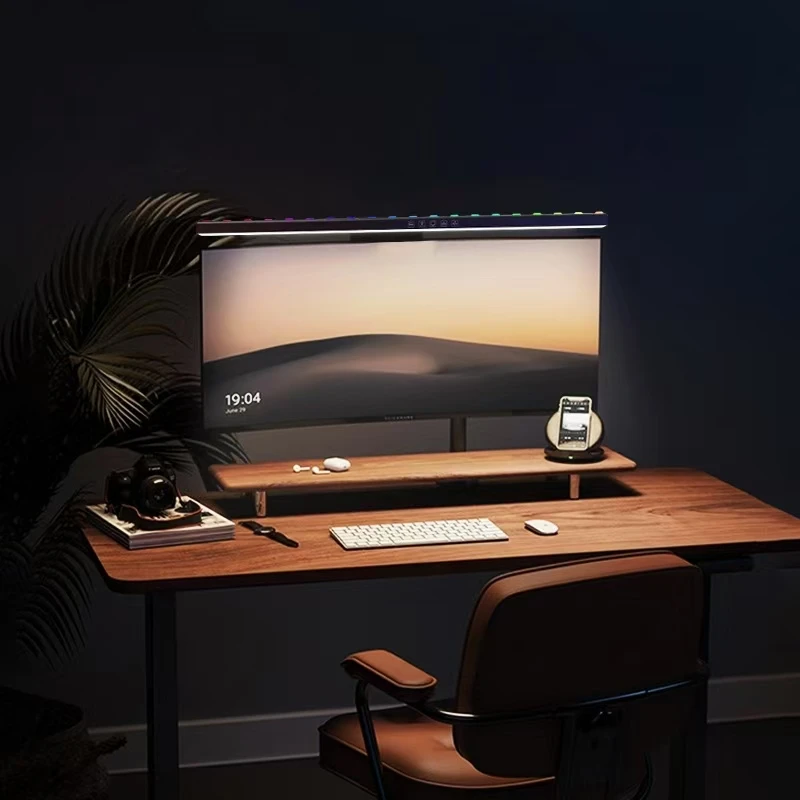 LED Monitor Light Hanging Desk Lamp - Stepless Dimming Eye-Friendly for Work And Gaming Setup