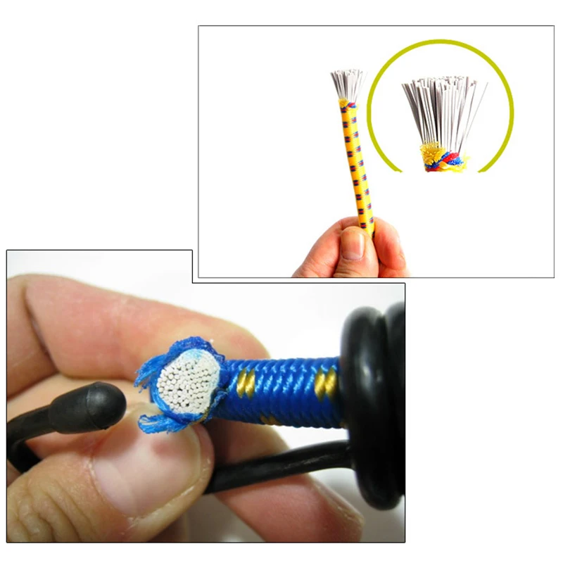 Willekeurige tent Elastisch touw Koordhaak Veelzijdig Outdoor Camping Luifel Tarp Tent Bevestigingssnoer String Karabijnhaak Accessoires