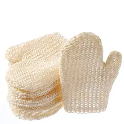 Comfortable Sisal Bath Gloves Household Item Body Wash Shower Exfoliating Scrub Towels Horny Mud Remover Body Scrubber