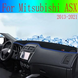 For Mitsubishi ASX Car Dashboard Cover Mat Avoid Light Pad Instrument Panel Carpets ANti-UV Accessories Interior Objects 13-21