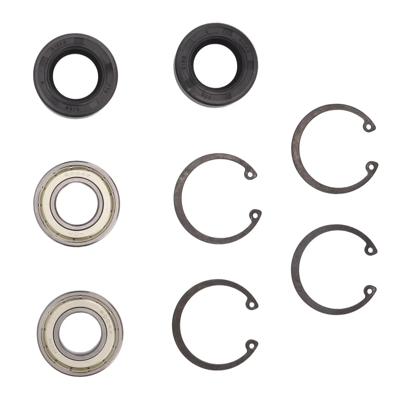 Rear Axle Bearing Seal Kit Steel FKM 2 Packs 611931 Replacement for ezgo Marathon Medalist for Club Car