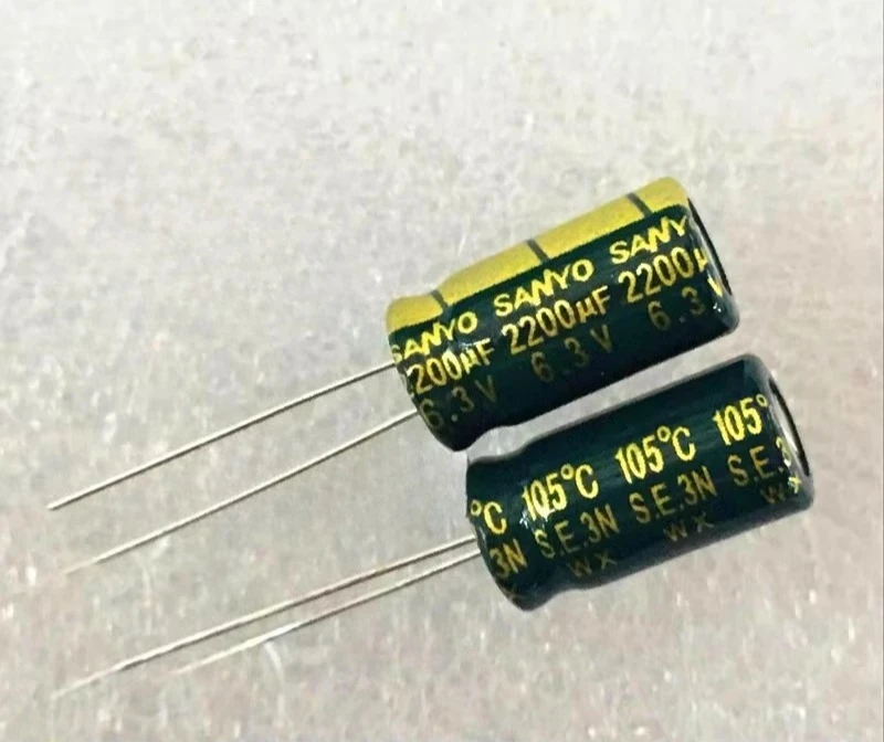 

6.3V2200UF high frequency low resistance computer main board electrolytic capacitor 2200UF 6.3V 8X20 8x16